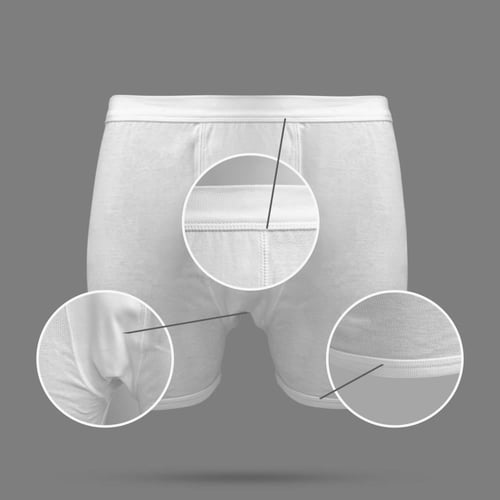 شورت رجالي مطاط ناعم