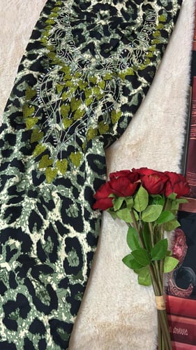 حرير اندنوسي تايقر متروس بالكرستال