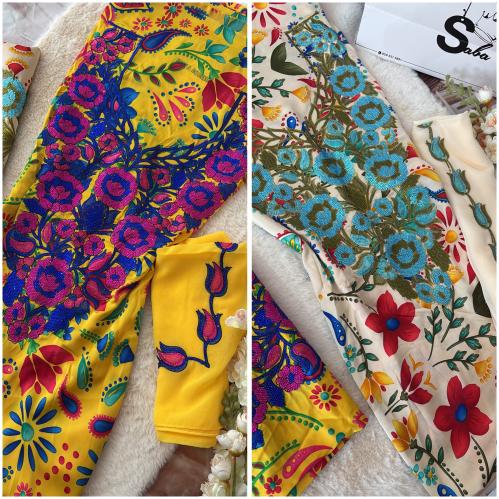 حرير ايطالي ملكي متروس كرستال مع الشيله