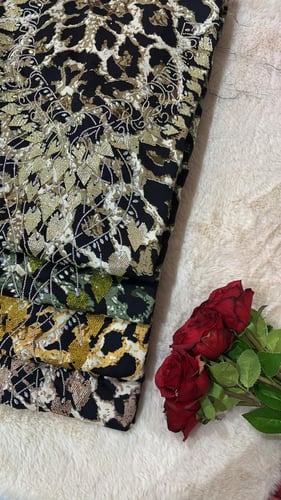 حرير اندنوسي تايقر متروس بالكرستال