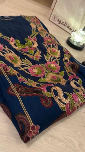 كشميري مطرز سلسله ومتروس كرستال