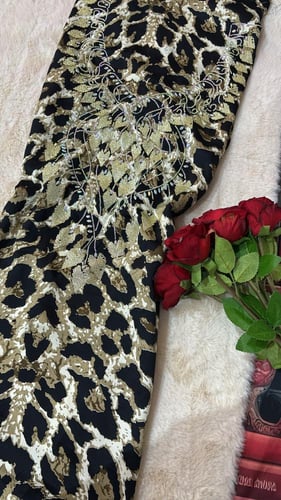 حرير اندنوسي تايقر متروس بالكرستال