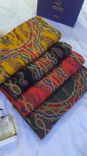 كشميري سلسه كرستال ملون امام وخلف