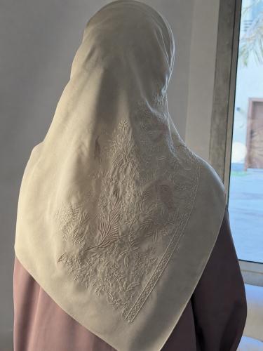 طرحة تطريز فلامنجو