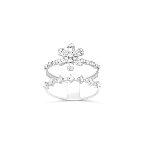 خاتم الماس ذهب ابيض