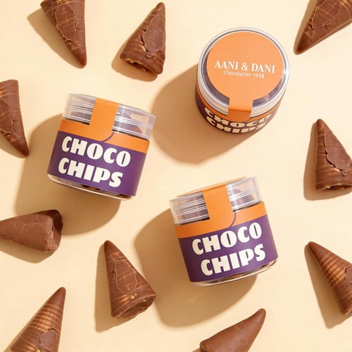 شوكو شيبس جار برتقالي