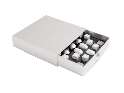 بوكس الشوكولا الفضي