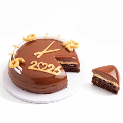 كيكة رأس السنة الساعة - الكبير
