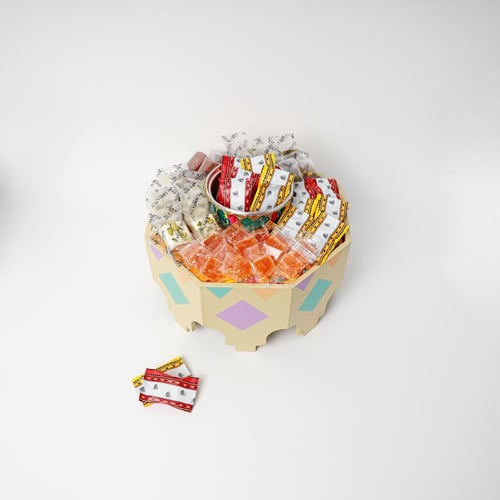 صينية قرقيعان هندسية بيج