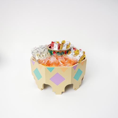 صينية قرقيعان هندسية بيج