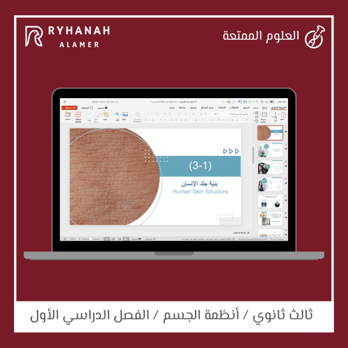 7- بنية جلد الإنسان