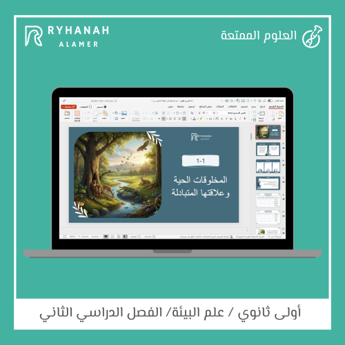 1- المخلوقات الحية وعلاقاتها المتبادلة