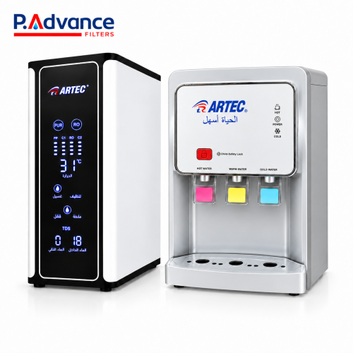 فلتر مياه ARTEC Pro Digital الذكي 6 مراحل مع برادة...
