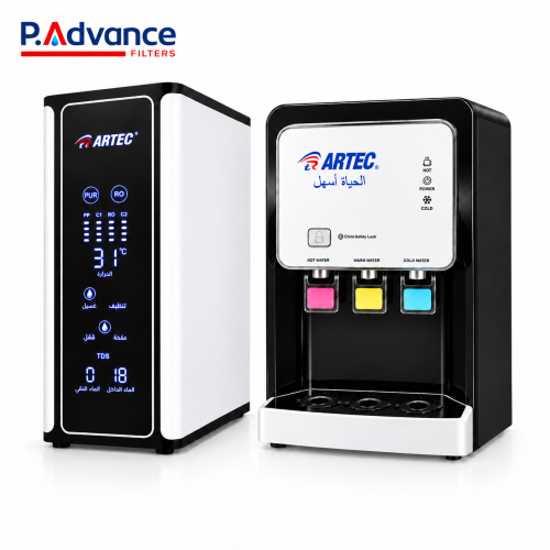 فلتر مياه ARTEC Pro Digital الذكي 6 مراحل مع برادة...