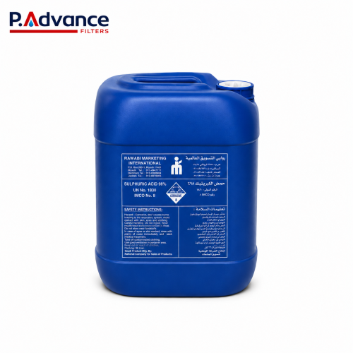 حمض الكبريتيك 98% (Sulfuric Acid) جالون 20 لتر 37...