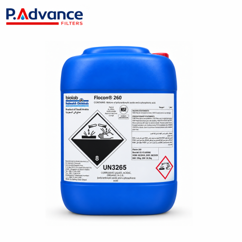 مانع ترسيب Flocon 260 Antiscalant لمحطات تحلية الم...