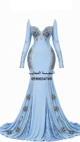 فستان شك وكريستال