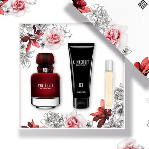 طقم جيفنشي لا انترديت أو دو برفان روج Givenchy L'I...