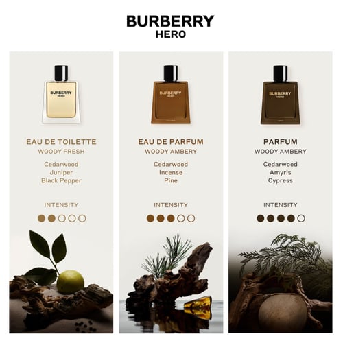 عطر بربري هيرو بارفيوم burberry hero parfum