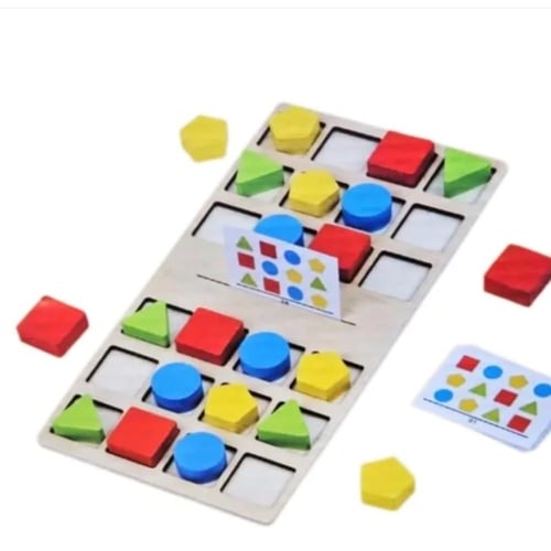 لعبة تحدي مطابقة الأشكال