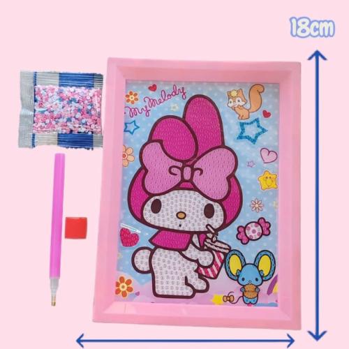 مجموعة فنية بإستخدام خرزات صغيرة لتكوين الصورة