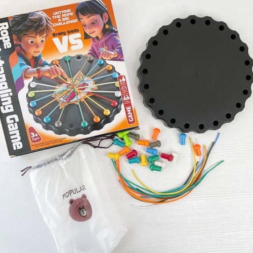 لعبة تحدي العقد الذكية (Brainy Knots)