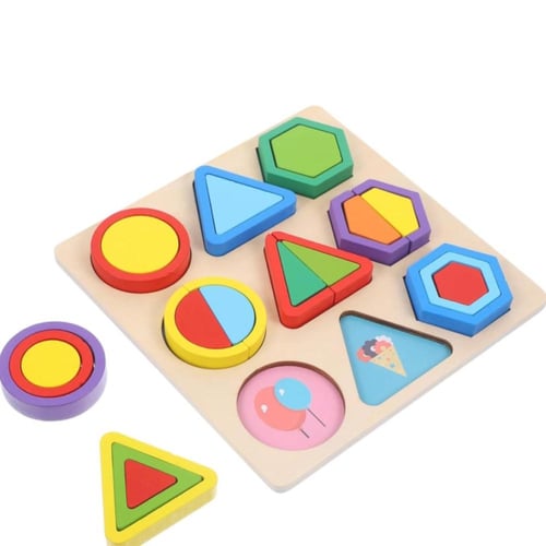 وسيلة تركيب الأشكال الهندسية بإحجام مختلفة تساعد ع...