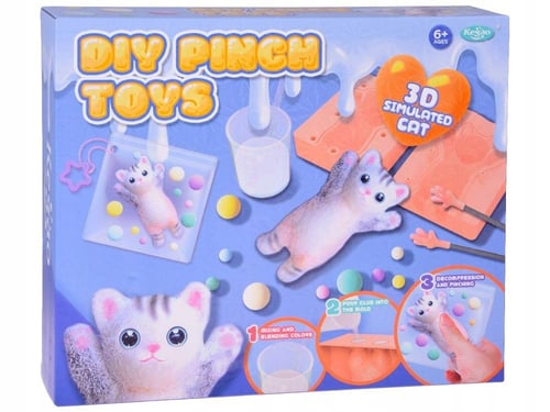 بوكس صناعة سكويشي القطة اللطيفة (DIY Pinch Toy) -...