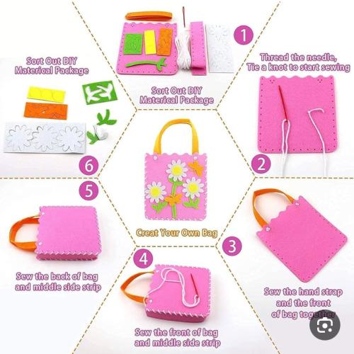 أصنعي حقيبة يد مع طفلك ونمي الإبداع لدية