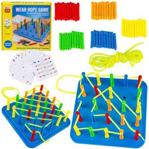 وسيلة تعليمية باستخدام الحبال الملونةتساعد في تحسي...