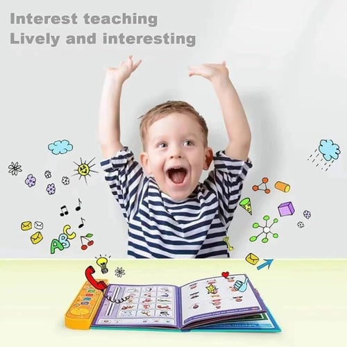 كتاب إنجليزي تفاعلي للأطفال يحتوي على محتوى تعليمي...