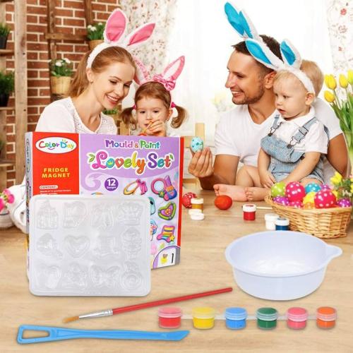 مجموعة حرفية وممتعة لصنع مغناطيسيات الثلاجة تحتوي...