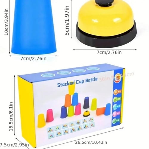 لعبة تجمع بين المتعة والتحدي بالأكواب تساعد الطفل...