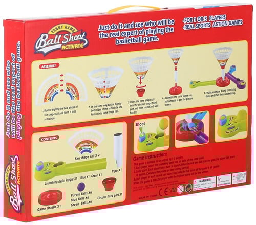 لعبة التحدي من خلال تصويب الكرات داخل السلة