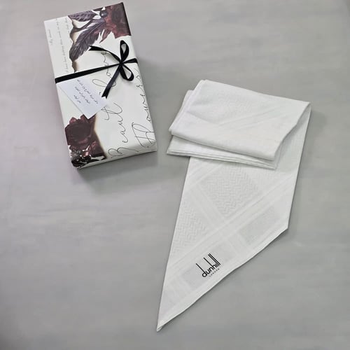 طقم شماغ وقماش دنهل صيفي