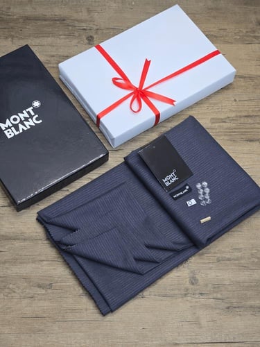 قماش رجالي شتوي مقلم تيتانيوم