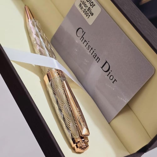 طقم نظارة ديور رجالي وقلم ديور فخم