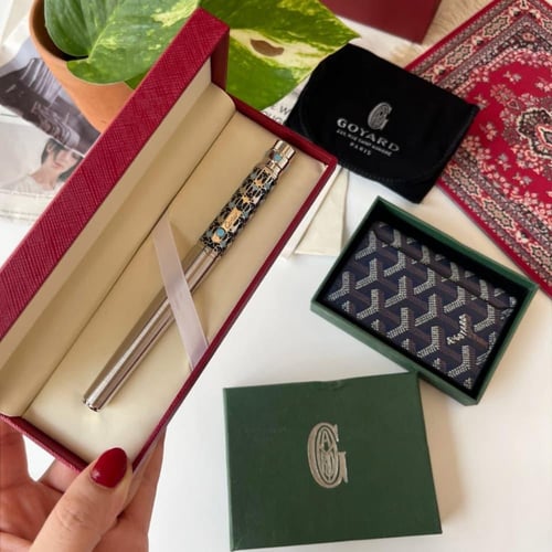 طقم قلم كارتير سانتوس وبوك جويارد