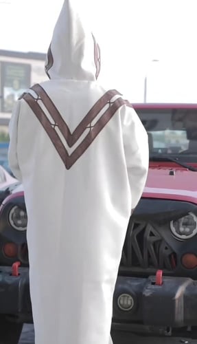 فروة رجالية دبل فيس (وجهين) سكري وبني