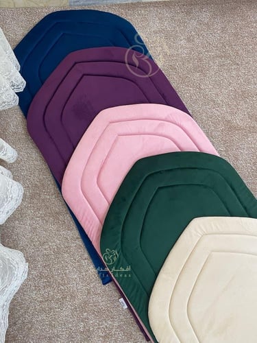 سجادة صلاة مبطنة اسفنج سميكة مع التطريز