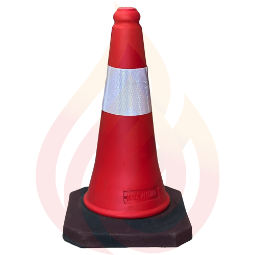 قمع مروري احمر صيني PVC