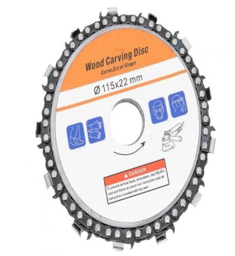 دسك طحن وقطع خشب بجنزير - 125X22mm