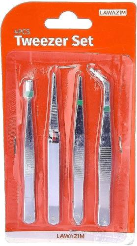 Lawazim مجموعة ملاقط ضبط 4 قطع