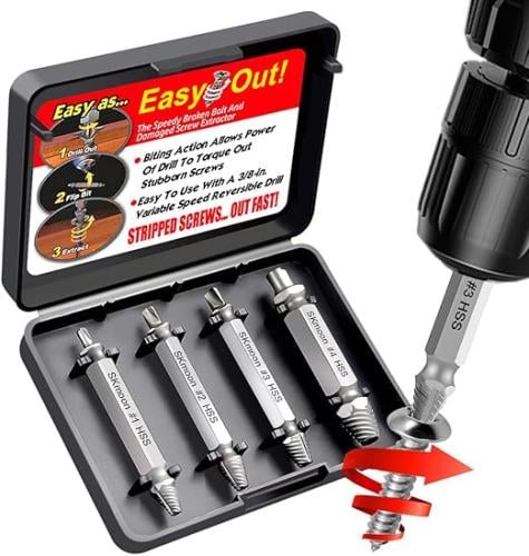 طقم استخراج براغي 4 قطع