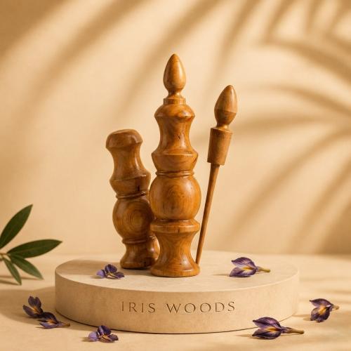 Wooden eyebrow tweezers