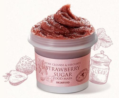 سكين فود - مقشر الفراولة والسكر skinfood - Strawbe...