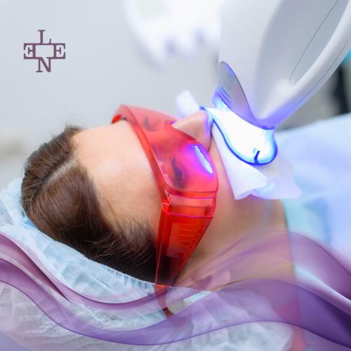 جلستين تبييض أسنان بجهاز الزووم الأمريكي ( للتخلص...