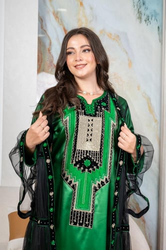 جلابية قطعتين بأكمام مميزة