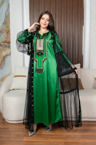 جلابية قطعتين بأكمام مميزة