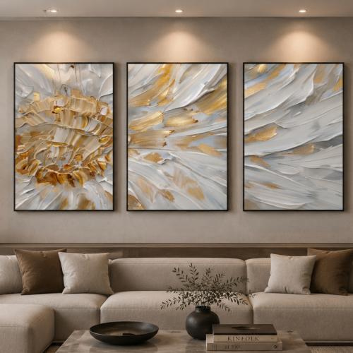 طقم من 3 لوحات مودرن